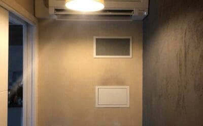 Installation d’un système de climatisation bi-splits MITSUBISHI à TAPONAS (69220)