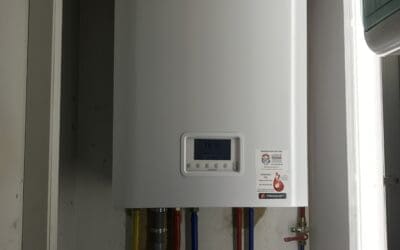 Remplacement d’une chaudière GAZ basse température par une chaudière condensation Frisquet Hydromotrix 25Kw à Mionnay dans l’Ain ( 01 ).